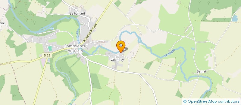 localisation de l'entreprise MADAME CHRISTINE ARRAUDEAU  SOMMIERES-DU-CLAIN