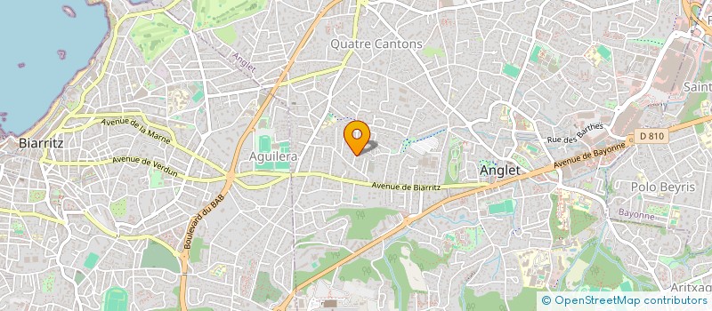 localisation de l'entreprise MADAME CHRISTINE ARROU  ANGLET