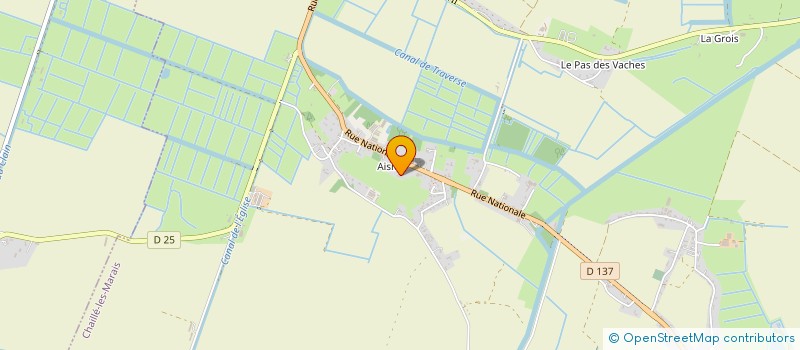 localisation de l'entreprise MADAME CHRISTINE ARSICAUD-VENDE  CHAILLE-LES-MARAIS