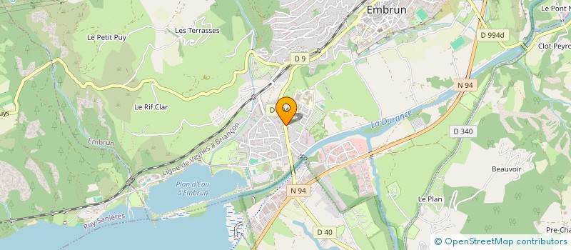 localisation de l'entreprise MADAME CHRISTINE ASSAUD  EMBRUN