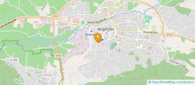 localisation de l'entreprise MADAME CHRISTINE AUBARBIER à BRIGNOLES