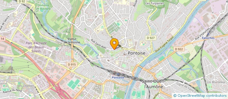 localisation de l'entreprise MADAME CHRISTINE AUBREE  PONTOISE