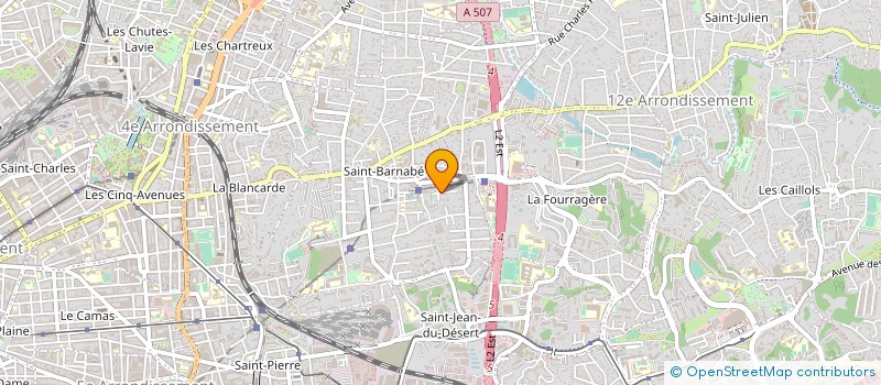 localisation de l'entreprise MADAME CHRISTINE AUDIBERT à MARSEILLE