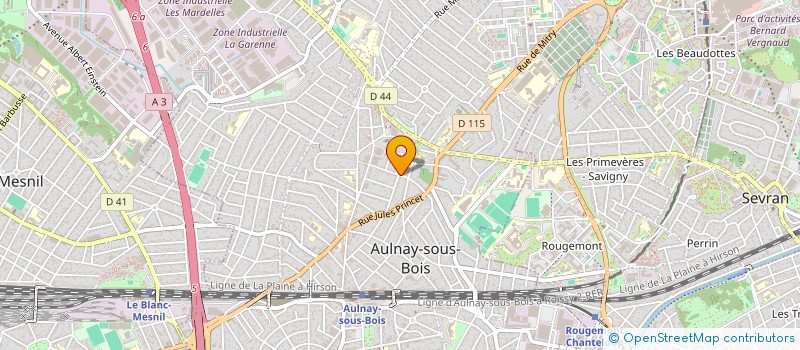 localisation de l'entreprise MADAME CHRISTINE AUDIN à AULNAY-SOUS-BOIS