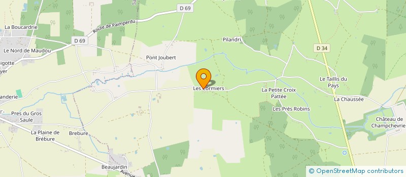 localisation de l'entreprise MADAME CHRISTINE AUFFRAY  CLERE-LES-PINS