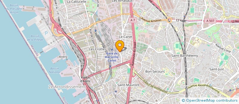 localisation de l'entreprise MADAME CHRISTINE AUGELLO à MARSEILLE