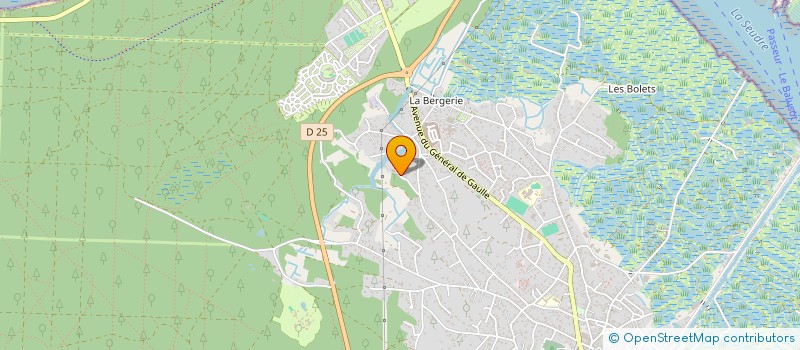 localisation de l'entreprise MADAME CHRISTINE AUGEREAU  LA TREMBLADE