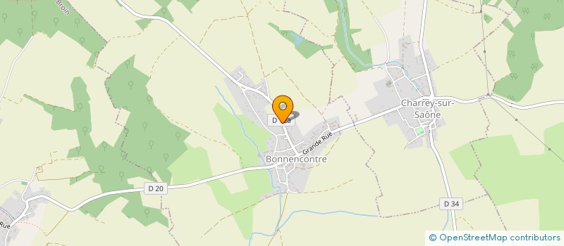 localisation de l'entreprise MADAME CHRISTINE AUGRY  BONNENCONTRE