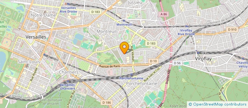 localisation de l'entreprise MADAME CHRISTINE AUNIS à VERSAILLES