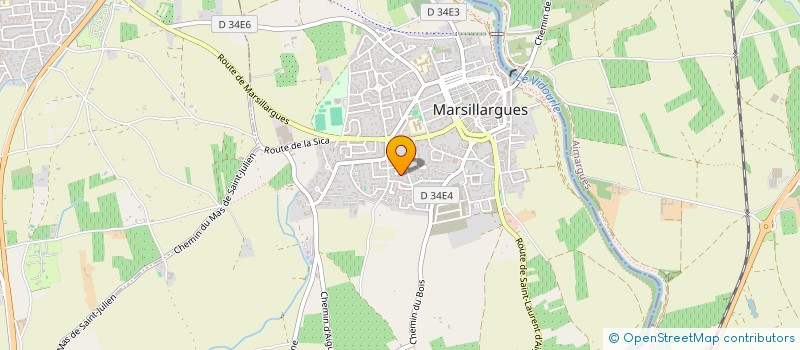 localisation de l'entreprise MADAME CHRISTINE AURIEL à MARSILLARGUES