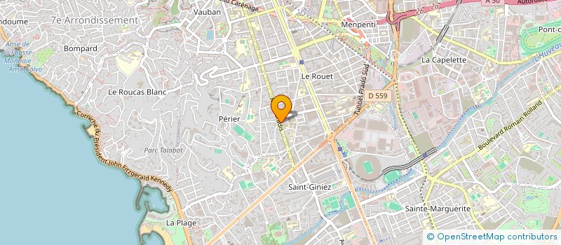 localisation de l'entreprise MADAME CHRISTINE AUTONES  MARSEILLE