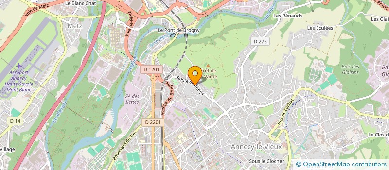 localisation de l'entreprise MADAME CHRISTINE AVALE à ANNECY