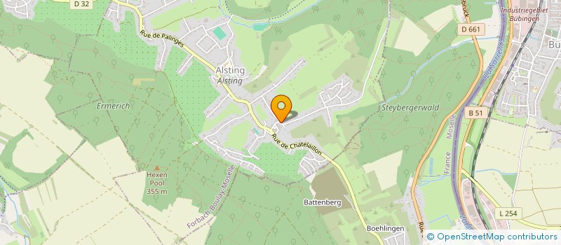 localisation de l'entreprise MADAME CHRISTINE BACH  ALSTING