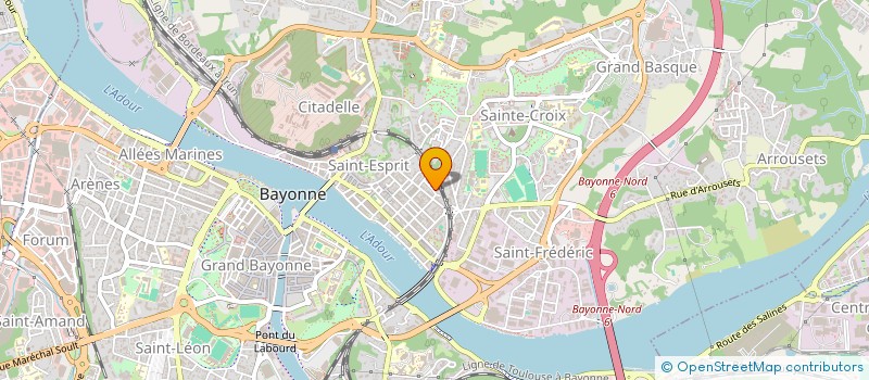 localisation de l'entreprise MADAME CHRISTINE BACH à BAYONNE