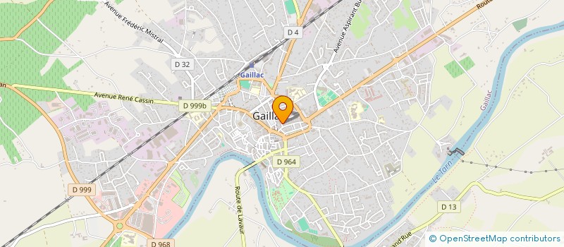 localisation de l'entreprise MADAME CHRISTINE BAHUAU à GAILLAC