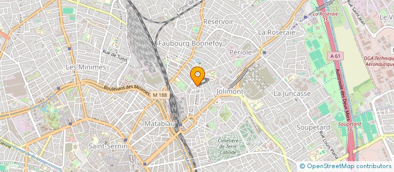 localisation de l'entreprise MADAME CHRISTINE BAILLE à TOULOUSE