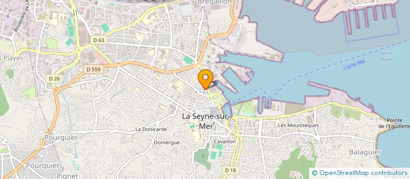 localisation de l'entreprise MADAME CHRISTINE BALLESTER à LA SEYNE-SUR-MER