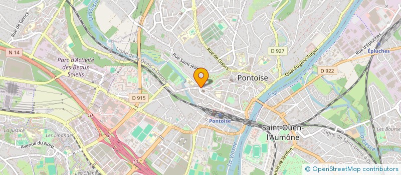 localisation de l'entreprise MADAME CHRISTINE BARATHE à PONTOISE