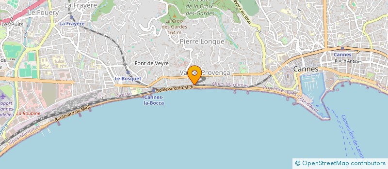 localisation de l'entreprise MADAME CHRISTINE BARATHON à CANNES