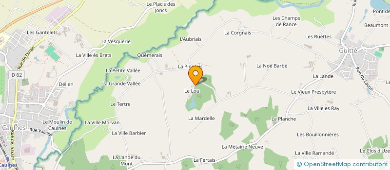 localisation de l'entreprise MADAME CHRISTINE BARBE à GUITTE