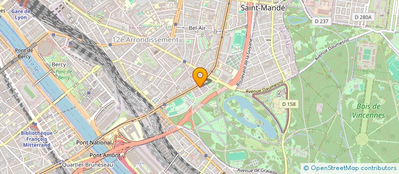 localisation de l'entreprise MADAME CHRISTINE BARDET  PARIS