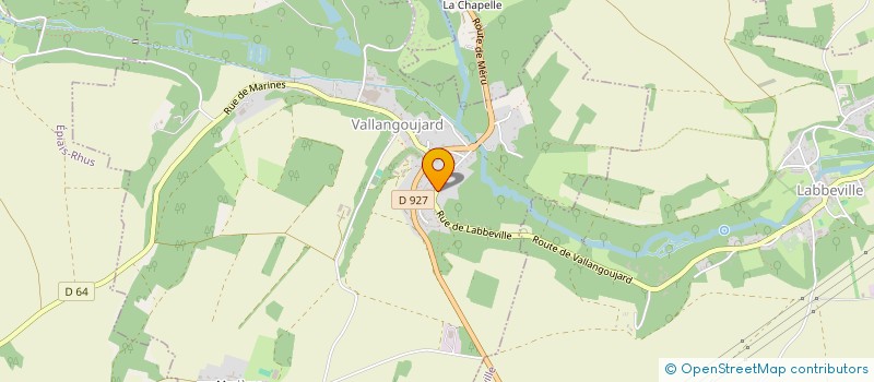 localisation de l'entreprise MADAME CHRISTINE BARDIN  VALLANGOUJARD