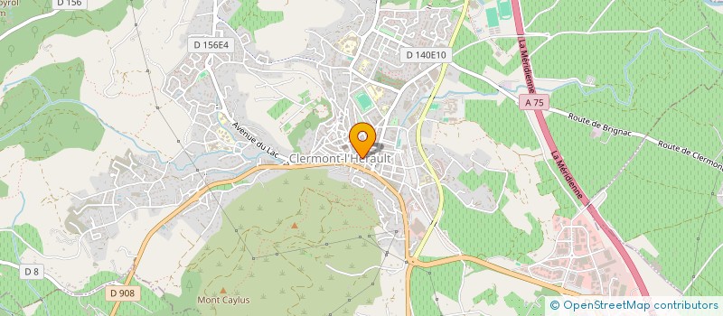 localisation de l'entreprise MADAME CHRISTINE BARETTE  CLERMONT-L'HERAULT