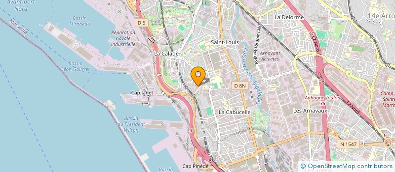 localisation de l'entreprise MADAME CHRISTINE BARGIGLI à MARSEILLE