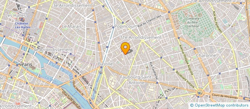 localisation de l'entreprise MADAME CHRISTINE BARIERAUD à PARIS