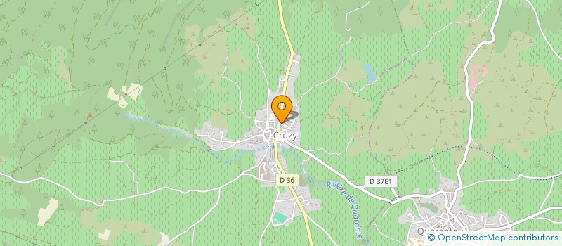 localisation de l'entreprise MADAME CHRISTINE BARON  CAPESTANG