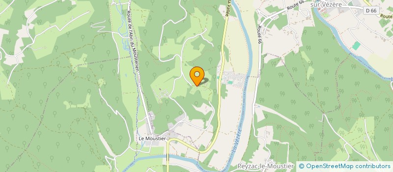 localisation de l'entreprise MADAME CHRISTINE BARONI  SAINT-LEON-SUR-VEZERE