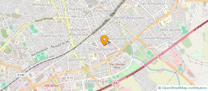 localisation de l'entreprise MADAME CHRISTINE BARRAILLE  NIMES