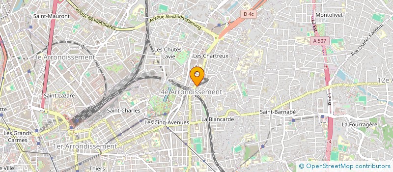 localisation de l'entreprise MADAME CHRISTINE BARRIAL à MARSEILLE