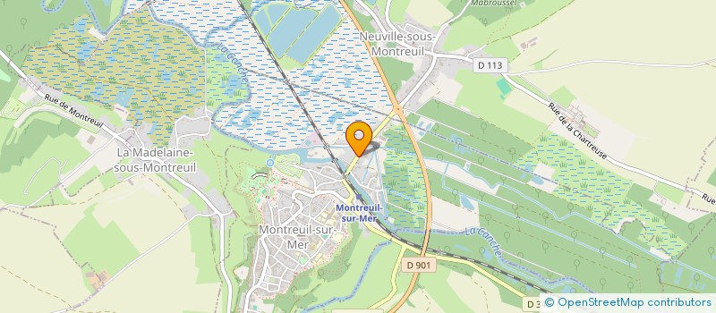 localisation de l'entreprise MADAME CHRISTINE BARROIS  MONTREUIL-SUR-MER