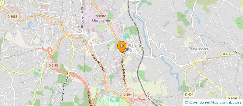 localisation de l'entreprise MADAME CHRISTINE BARROIS  GRASSE