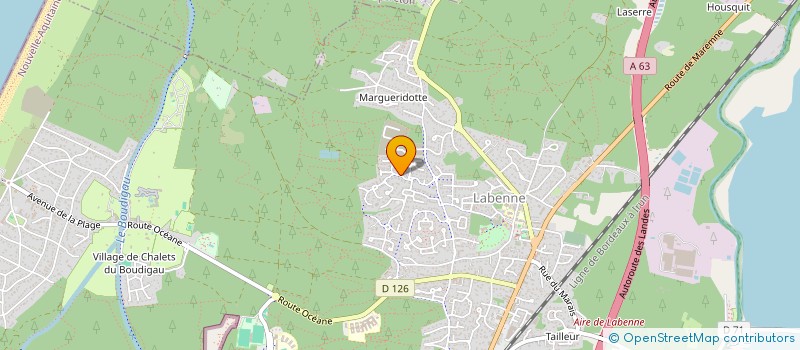 localisation de l'entreprise MADAME CHRISTINE BARROSO  LABENNE