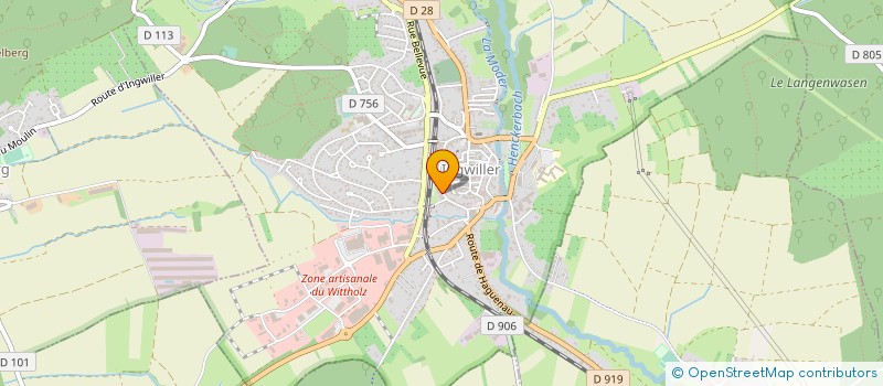 localisation de l'entreprise MADAME CHRISTINE BARTH  INGWILLER