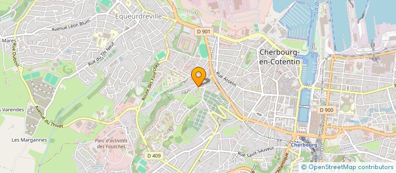 localisation de l'entreprise MADAME CHRISTINE BARTHELEMY  CHERBOURG-EN-COTENTIN