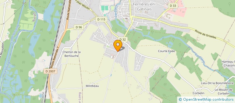 localisation de l'entreprise MADAME CHRISTINE BATTESTI à FERRIERES-EN-GATINAIS