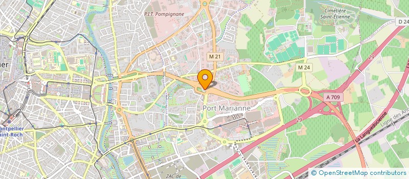localisation de l'entreprise MADAME CHRISTINE BAZILE à MONTPELLIER