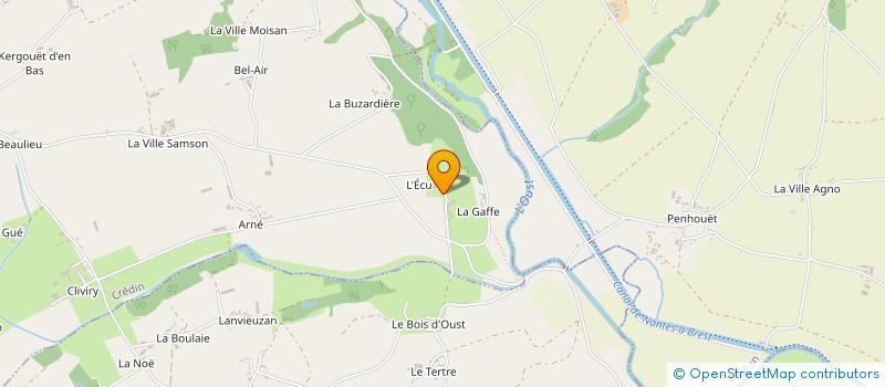 localisation de l'entreprise MADAME CHRISTINE BAZIN  CREDIN