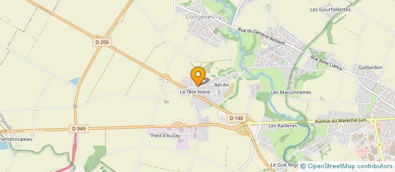 localisation de l'entreprise MADAME CHRISTINE BAZIN  DOIX LES FONTAINES