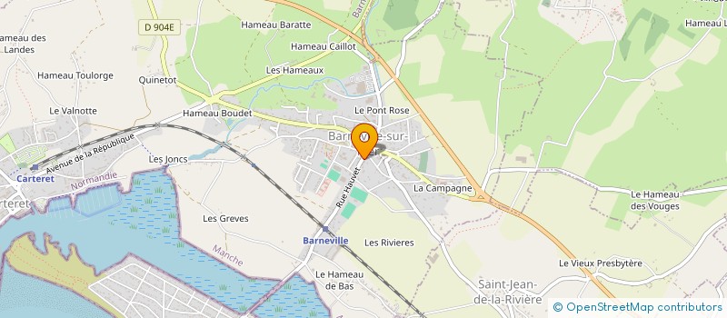 localisation de l'entreprise MADAME CHRISTINE BEARZATTO  COUTANCES