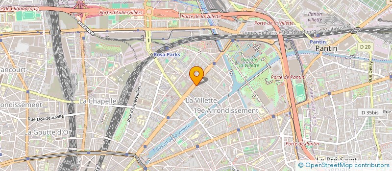 localisation de l'entreprise MADAME CHRISTINE BEAUDET  PARIS