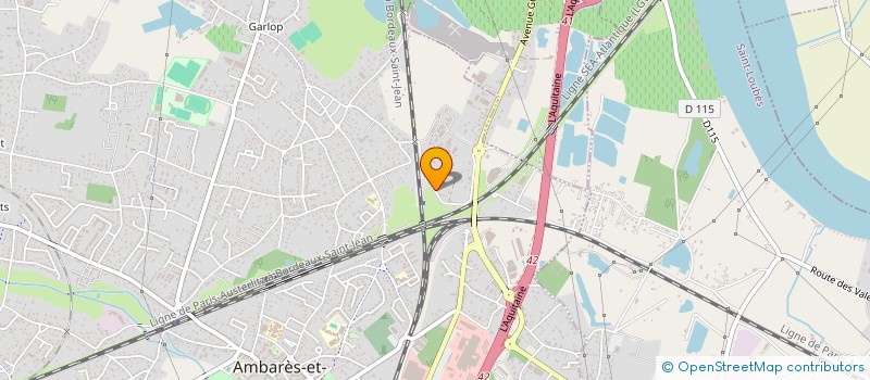 localisation de l'entreprise MADAME CHRISTINE BEAUFORT  AMBARES-ET-LAGRAVE