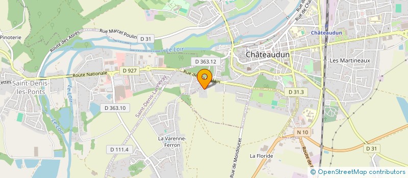 localisation de l'entreprise MADAME CHRISTINE BEAUJOUAN à SAINT-DENIS-LANNERAY
