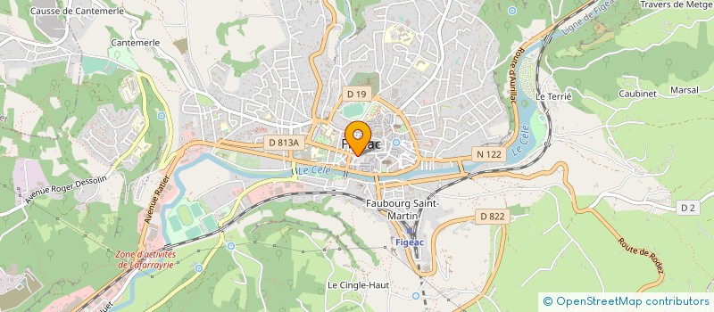 localisation de l'entreprise MADAME CHRISTINE BEDOU à VIAZAC