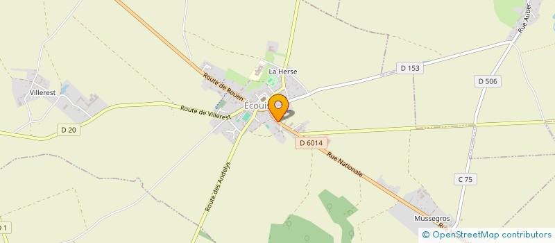 localisation de l'entreprise MADAME CHRISTINE BEGUIN  ECOUIS