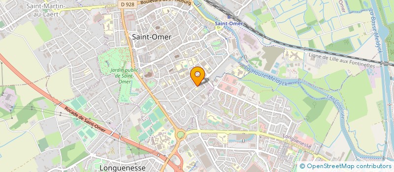 localisation de l'entreprise MADAME CHRISTINE BENDRE  SAINT-OMER