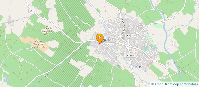 localisation de l'entreprise MADAME CHRISTINE BENEZETH  SERVIAN